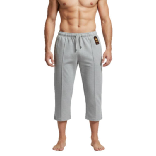 Grey Front Stitch 3-Quarter Short