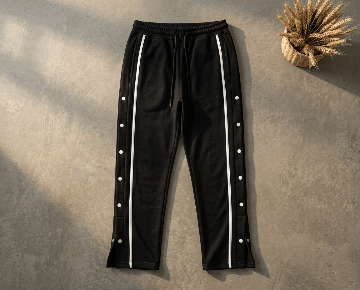 Button stripe Aestehtic Trouser