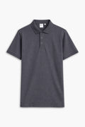 Men Branded Polo - D/Grey