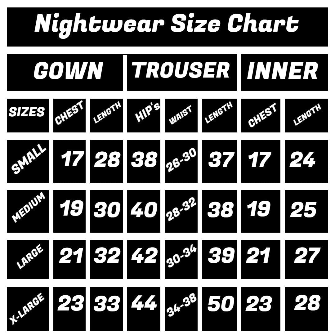 Navy Blue 03 Pcs Sleep Wear For Her