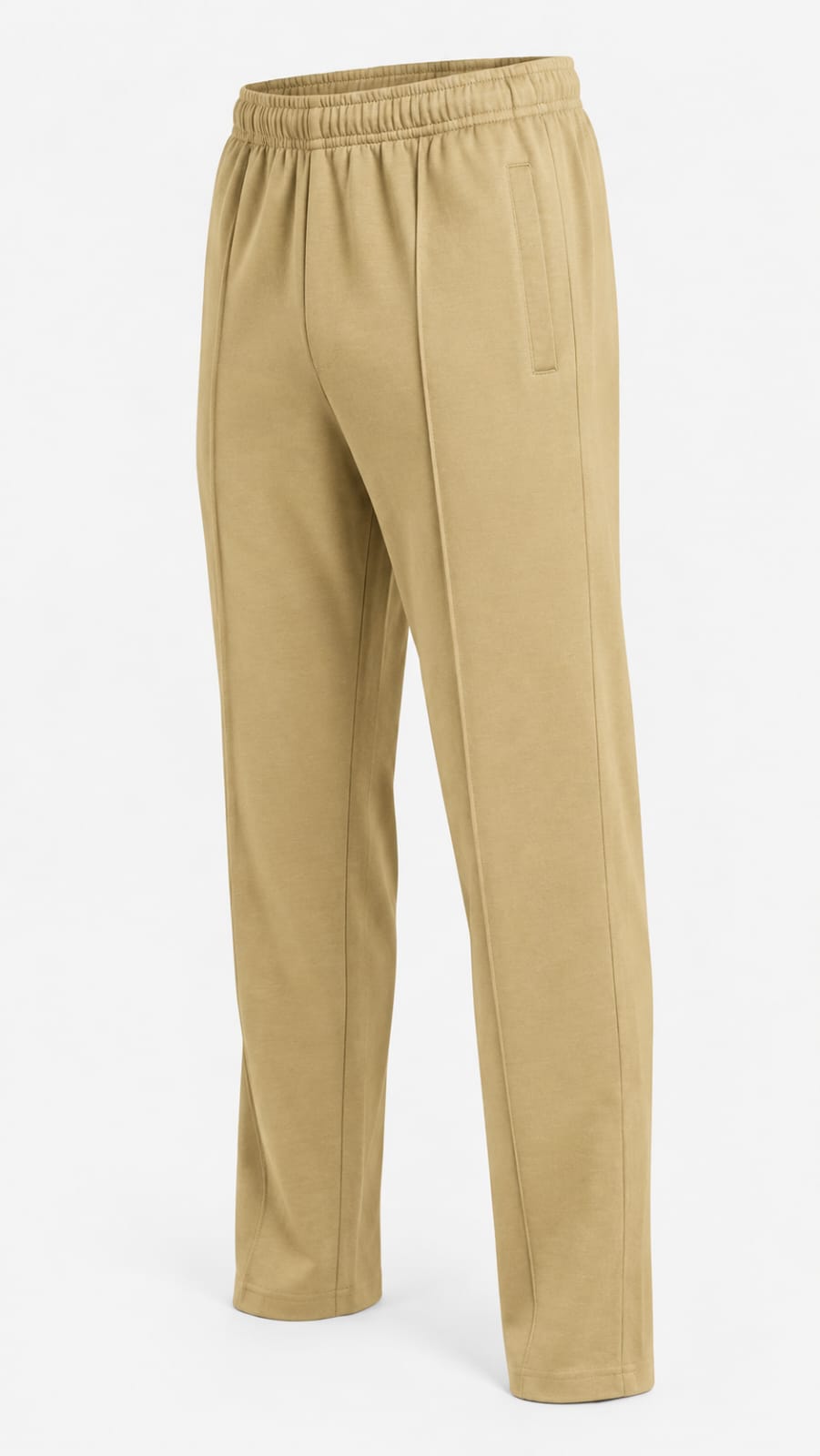 Camel Front Stitch Trousers