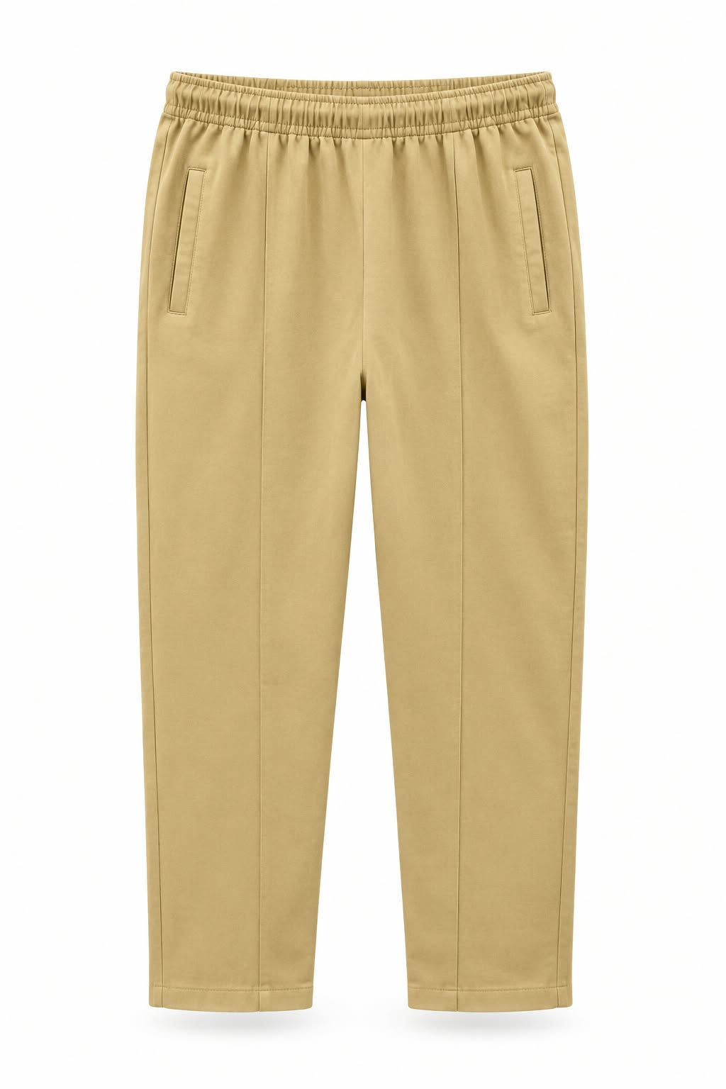 Camel Front Stitch Trousers