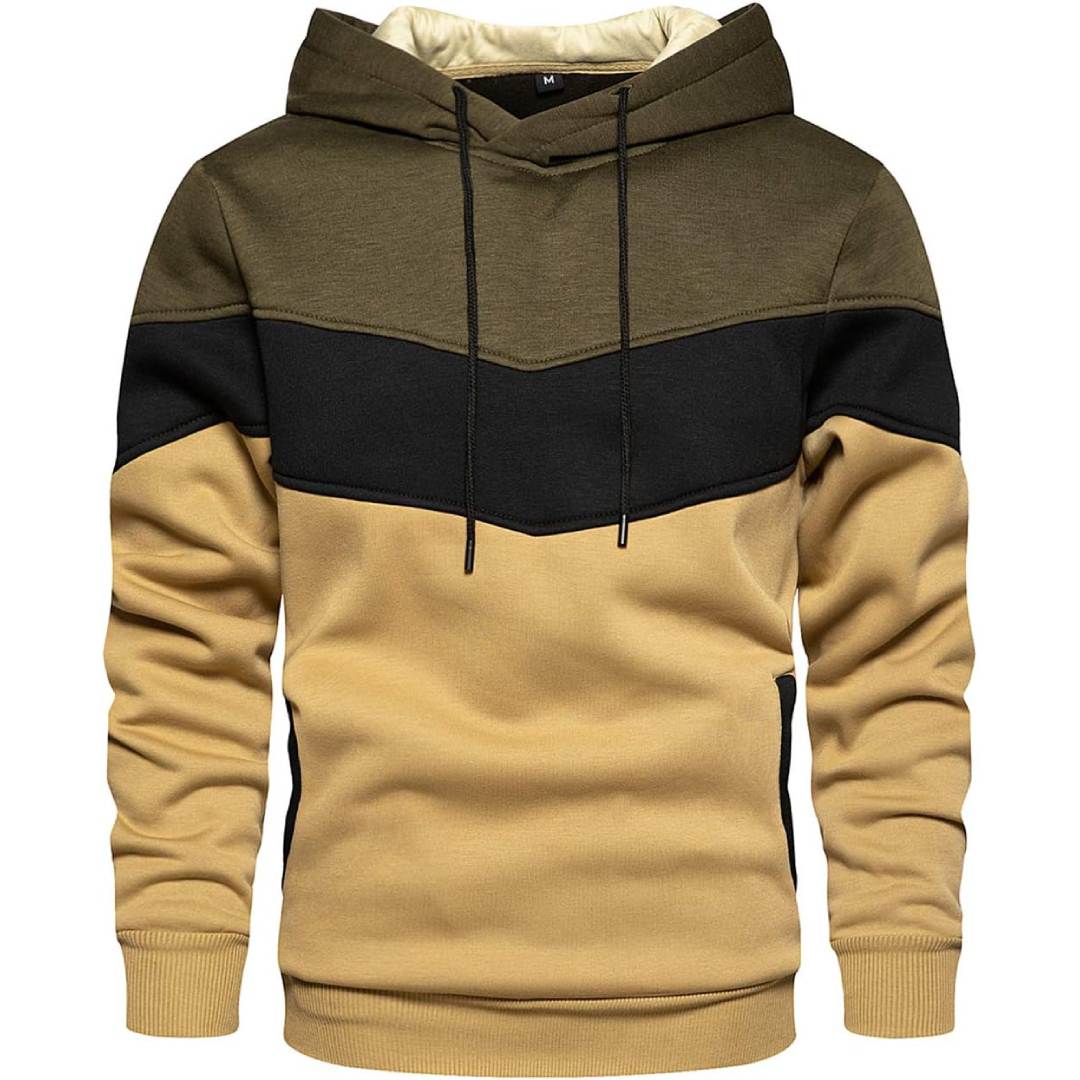 BBB Color Block Winter Panel Hoodie