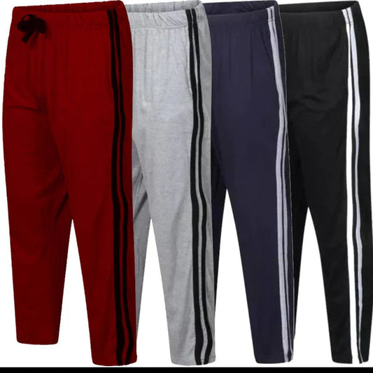 Pack of 4 Multicolor Cotton Jersey Trouser