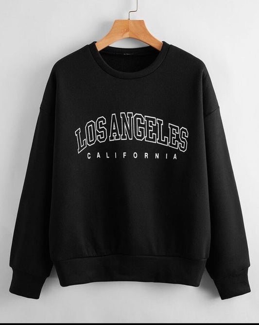 BLACK LOSE ANGELESS SWEAT SHIRT