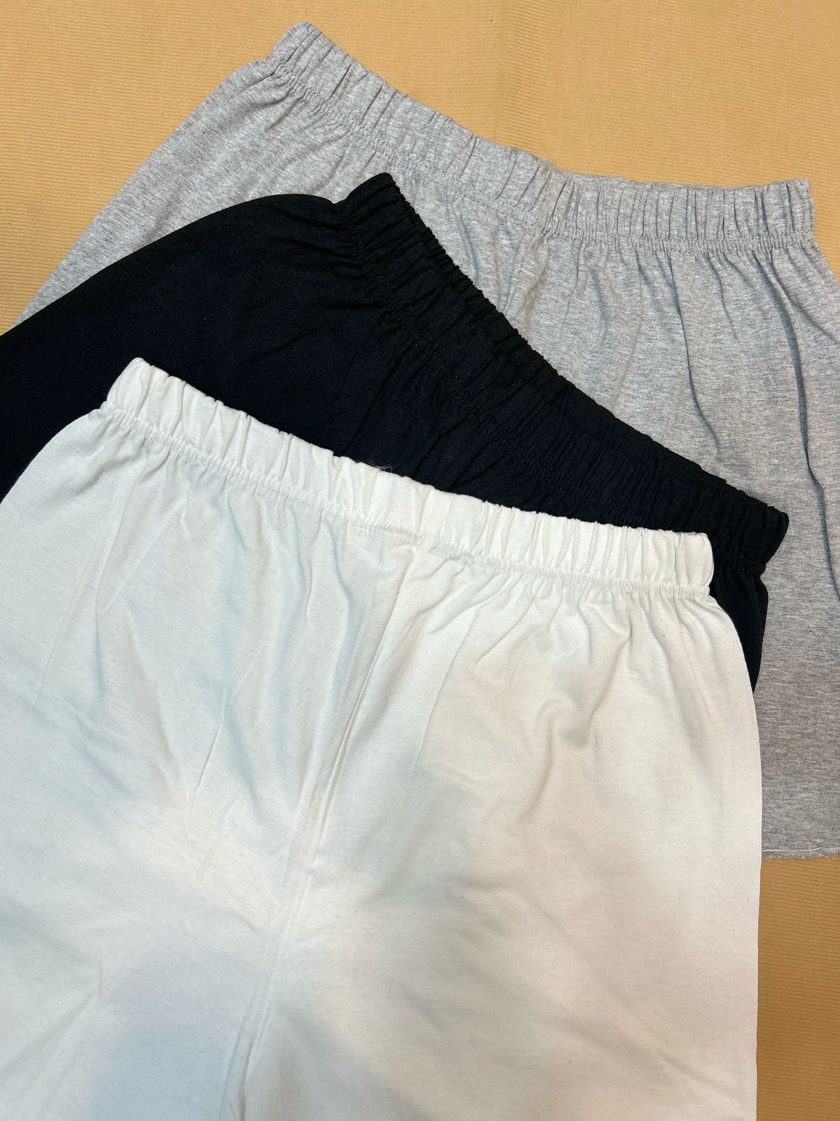 Pack Of 3 Plain Frills style Shorts For Ladies (ZA-279)