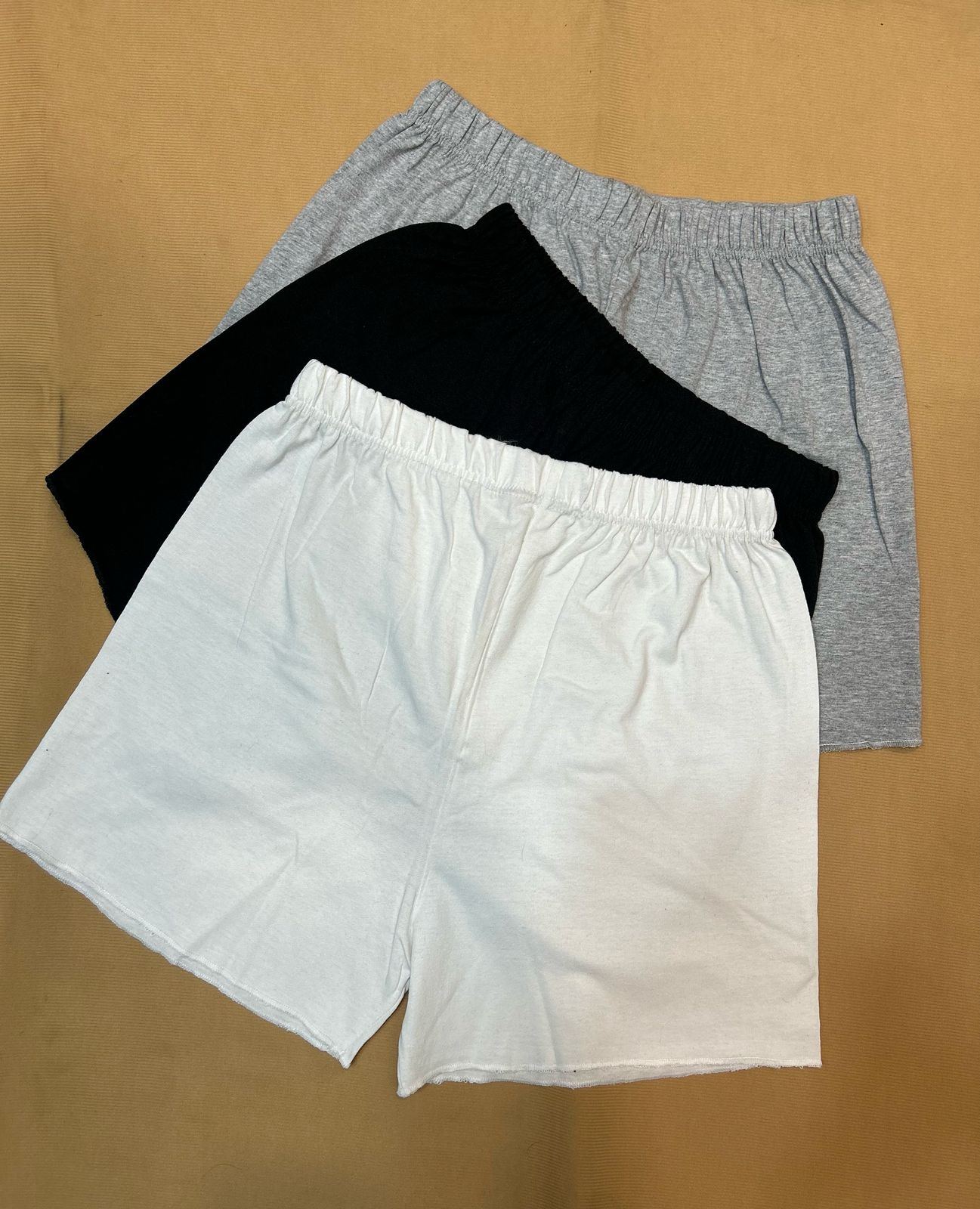 Pack Of 3 Plain Frills style Shorts For Ladies (ZA-279)