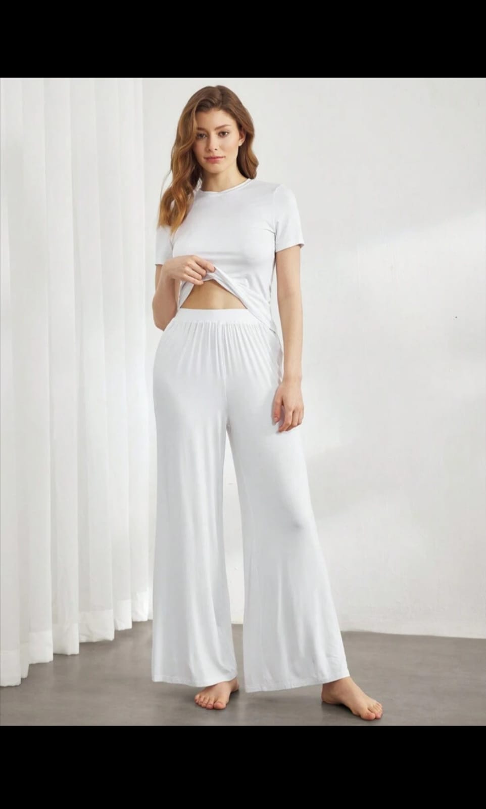 Pack Of 3 Plain LOOSE PLAZO Pajamas For Ladies
