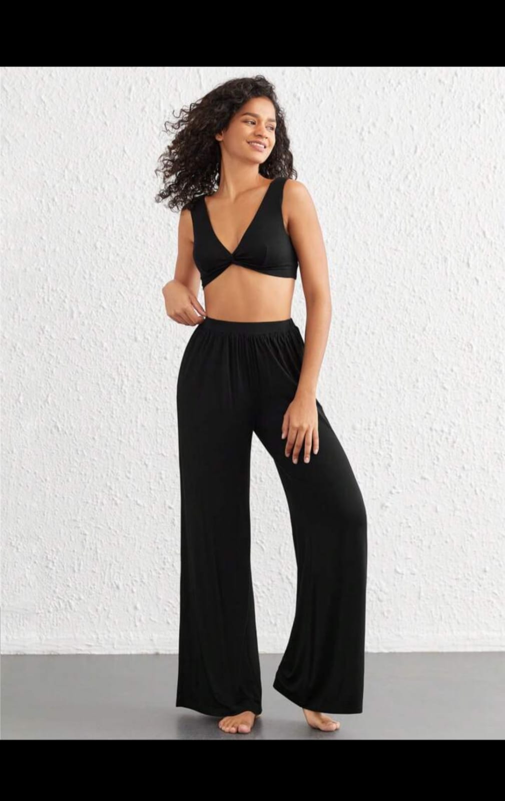 Pack Of 3 Plain LOOSE PLAZO Pajamas For Ladies