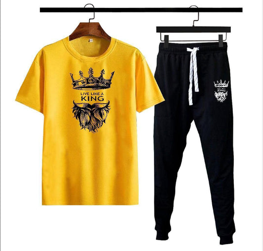 YELLOW WITH BLACK TROUSER