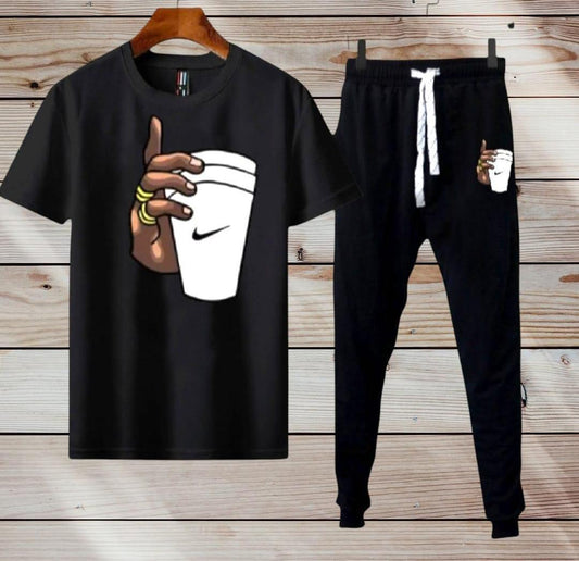 BLACK TRACK SUIT