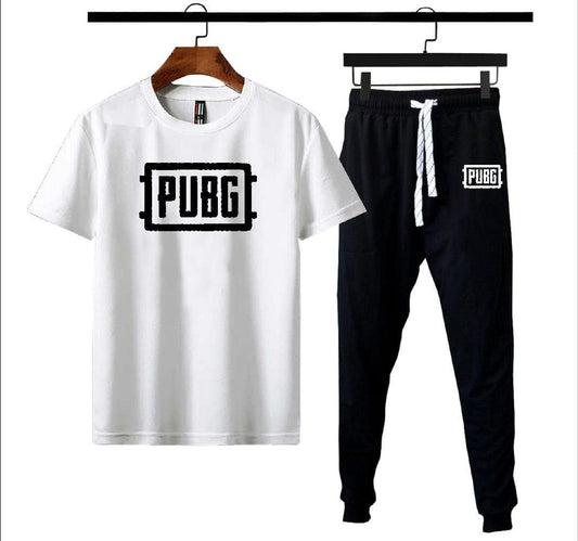 WHITE WITH BLACK TRACK SUIT