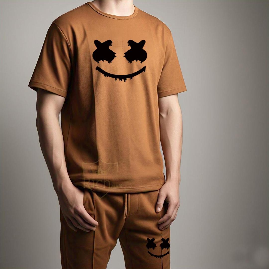 BROWN TRACK SUIT