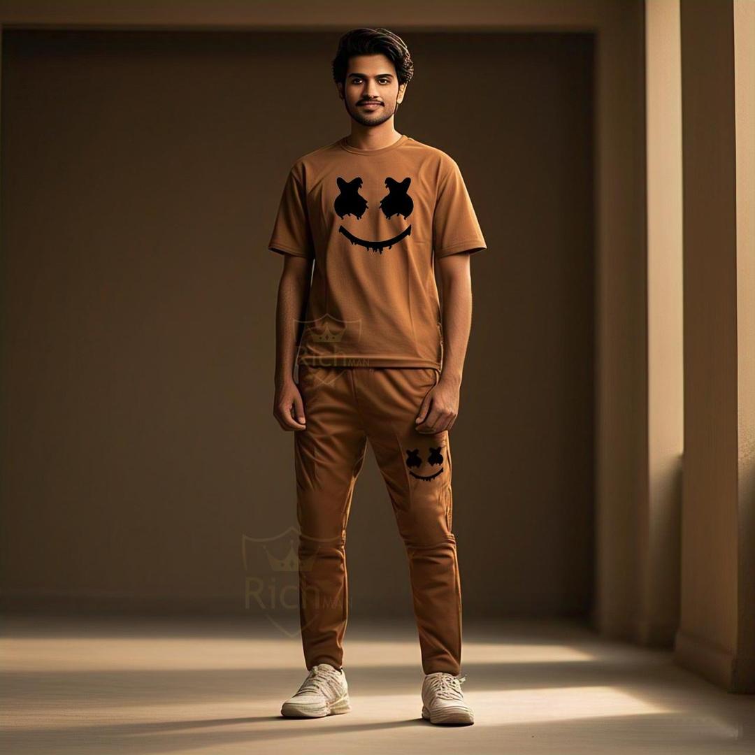 BROWN TRACK SUIT