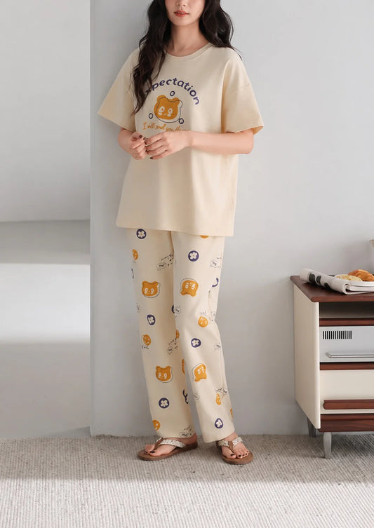 Off White Expectation printed night suit For her