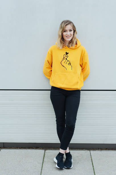 YELLOW LOVE CHARM HOODIE