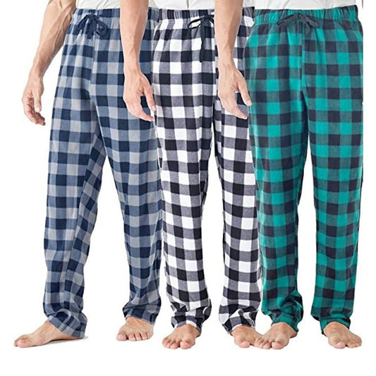 Pack of 4 Multicolor Cotton Check Trouser