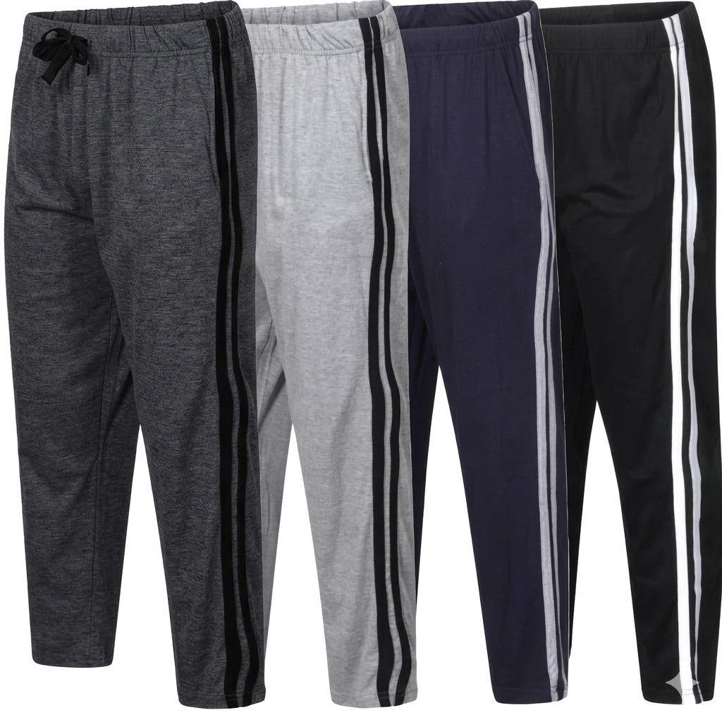 Pack of 4 Multicolor Cotton Jersey Trouser