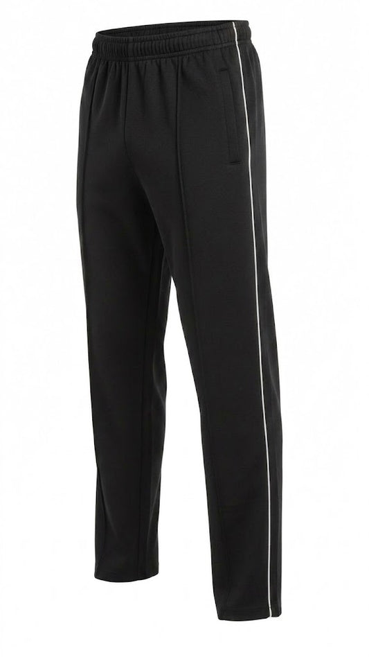 Black Front Stitch Trousers