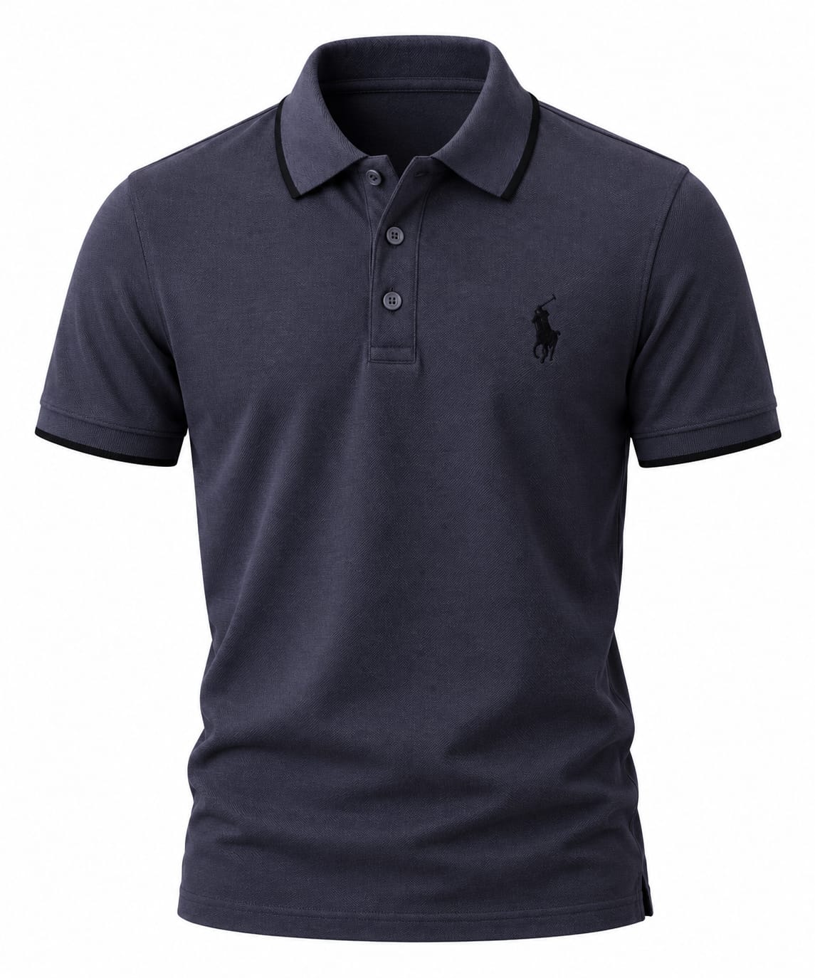Men Branded Polo - D/Grey