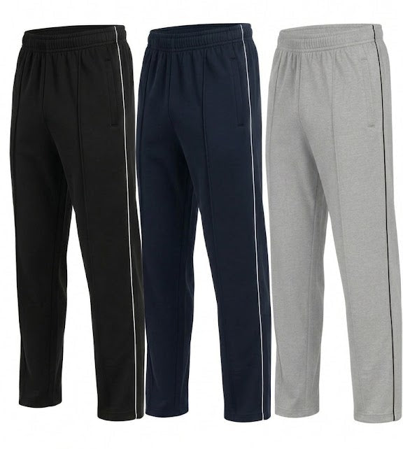 Pack of 3 Front Stitch Trousers ( Black,Navy blue, Grey)